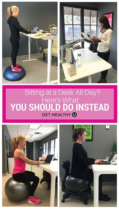 Try these easy alternatives to sitting at a desk all day!