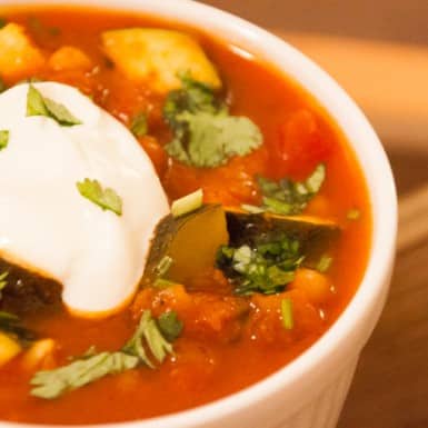 Try this healthy and delicious vegetarian chili recipe filled with white beans and smoky flavors.