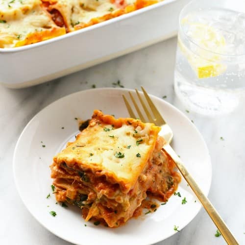 Sweet Potato Spinach Lasagna - Get Healthy U