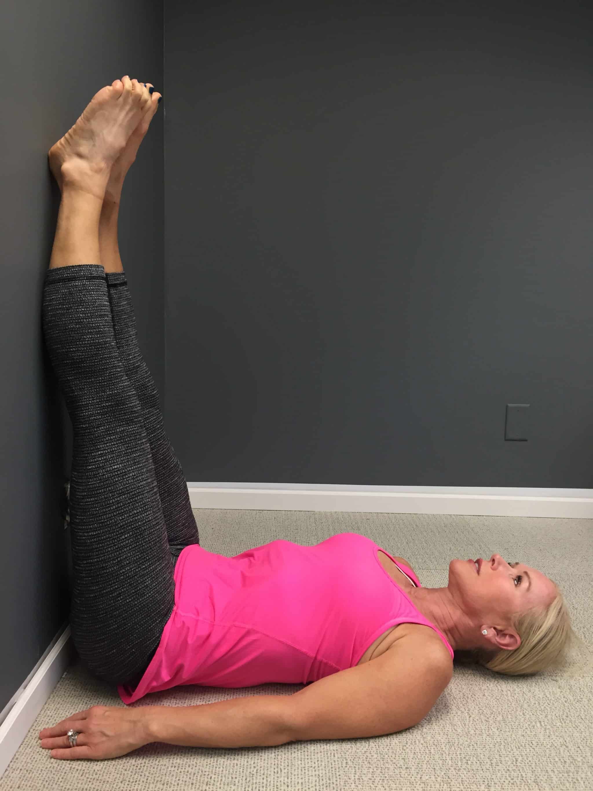 Learn how inversions like Legs Up the Wall pose help ease anxiety.