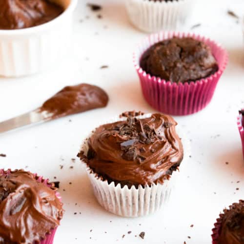 Bite into these chocolate cupcakes for a decadent sweet treat with a secret ingredient!