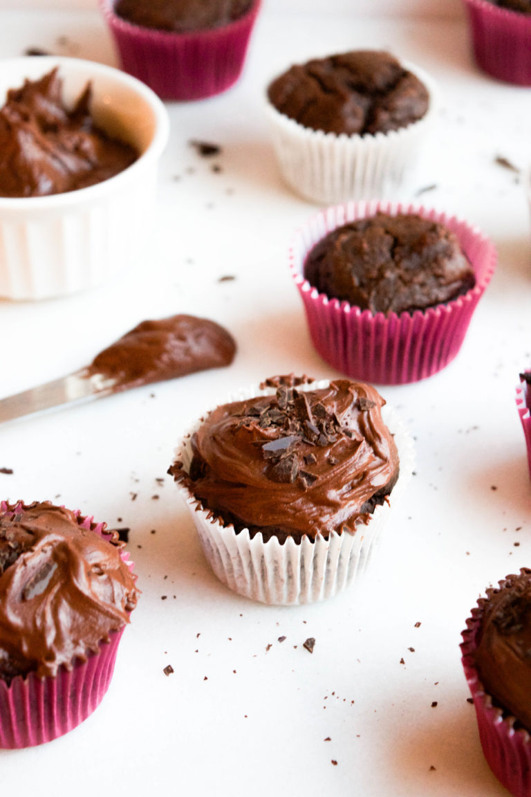 Bite into these chocolate cupcakes for a decadent sweet treat with a secret ingredient!