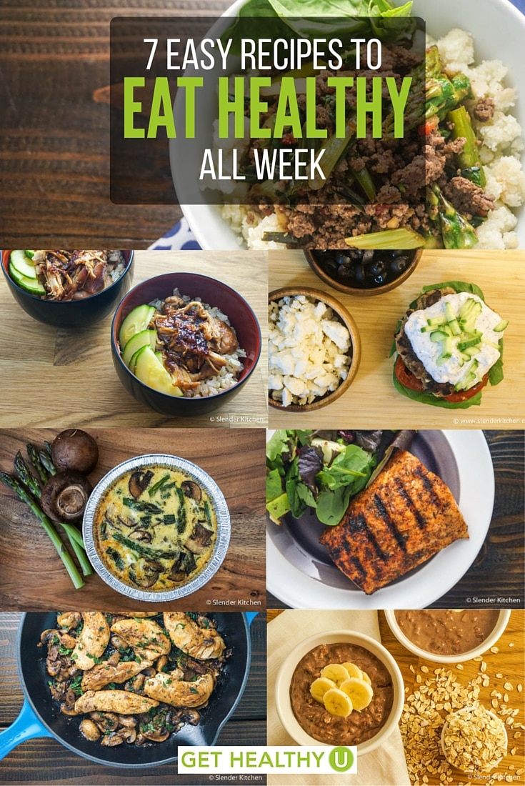 These 7 recipes is have you eating healthy all week long!