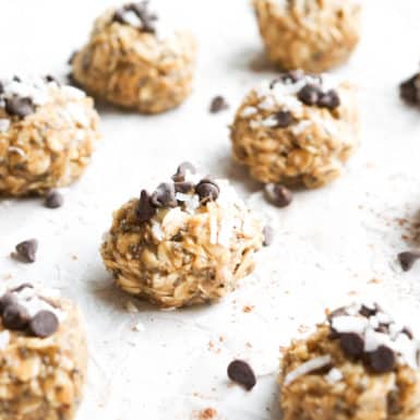 These delicious peanut butter balls are packed with protein and completely delicious.