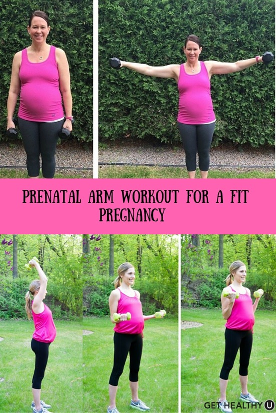 Stay toned and fit throughout your pregnancy with this awesome arm workout.
