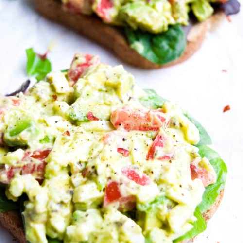 Avocado Egg Salad Toasts Get Healthy U
