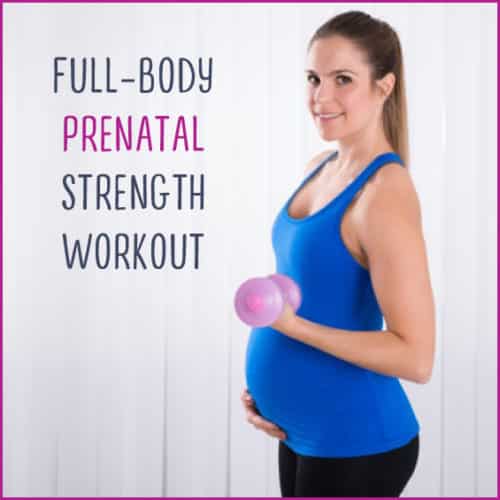 Get total-body strong and stay fit throughout your pregnancy with this prenatal workout.