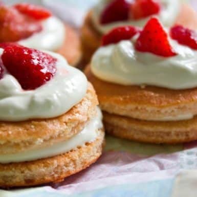Love strawberry shortcake? Then you're going to want to try this healthy recipe made with whole wheat flour.