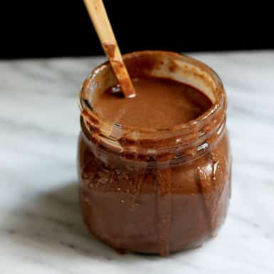 Step aside Nutella, try this sweet and salty Dark Chocolate Pecan Butter!