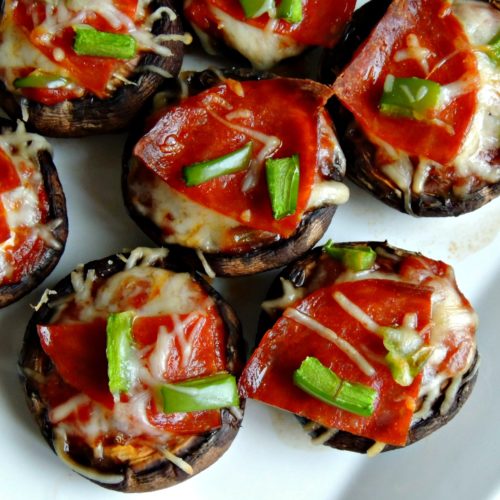 Try these gluten free 5-ingredient pizza mushrooms for a satisfiying meal or an impressive appetizer!
