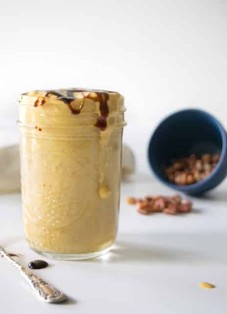 Try this Paleo Pumpkin Pecan Smoothie as the perfect rich and satisfying fall smoothie!