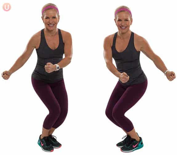 Practice this bodyweight move to get your heart rate up and burn calories.