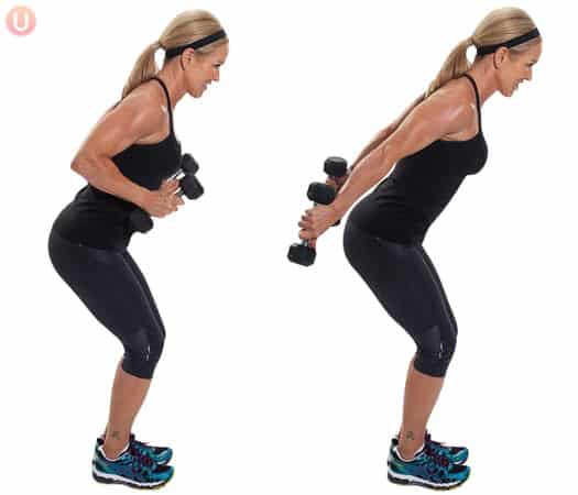Learn how to do tricep kickbacks to get rid of flabby arms.