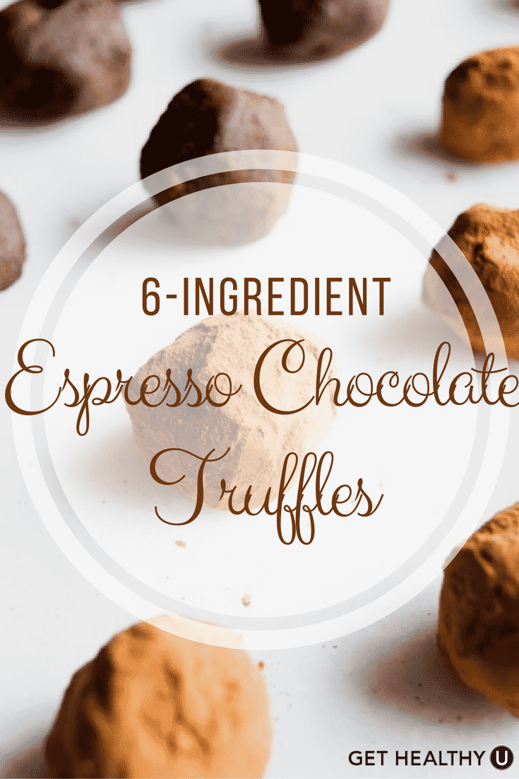 Check out these easy-to-make and totally delicious Espresso Chocolate Truffles! They're the perfect after-dinner treat!