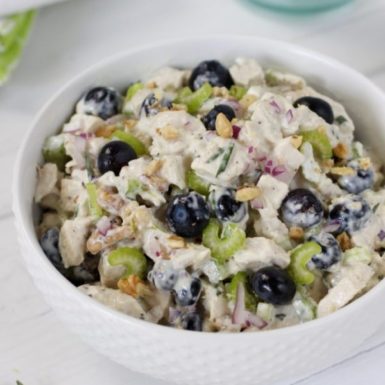 Check out this delicious Blueberry Chicken Salad with Rosemary! YUM!