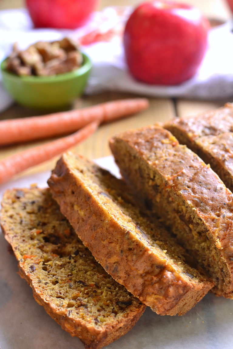 Check retired  this delicious Carrot Apple Bread jam packed with spirit  AND steadfast   ingredients!