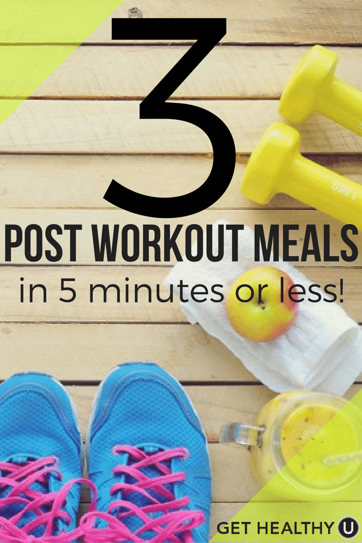 Check out these post workout meals that are easy to make and will help your body recover from a good workout!