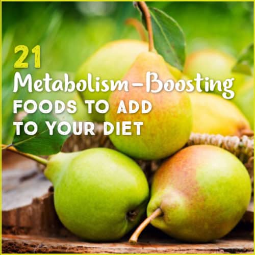 Pears as a metabolism boosting food