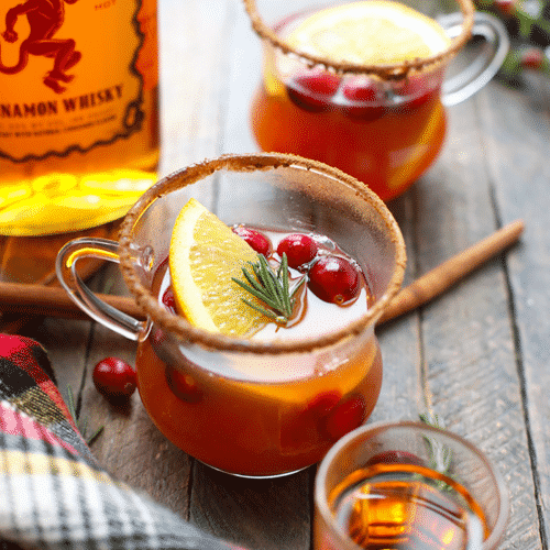 Check out this recipe for a healthy holiday Hot Toddie.