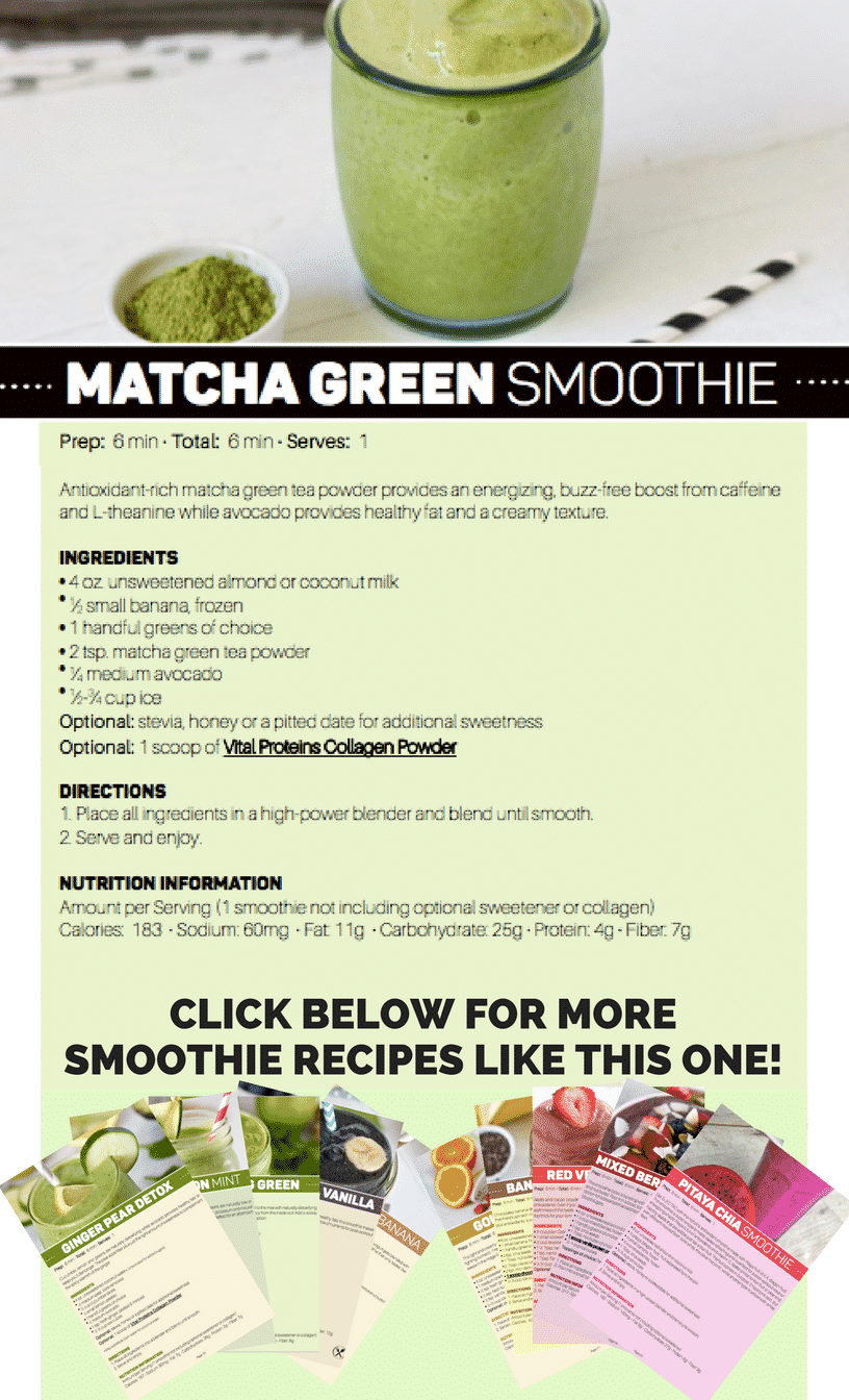 Matcha Green Smoothie