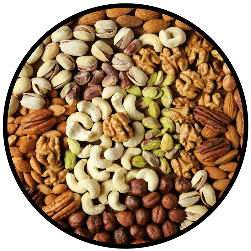 This blog outlines the health benefits of healthy monounsaturated fats, otherwise known as MUFAs, one of which being the delicious nuts and seeds.