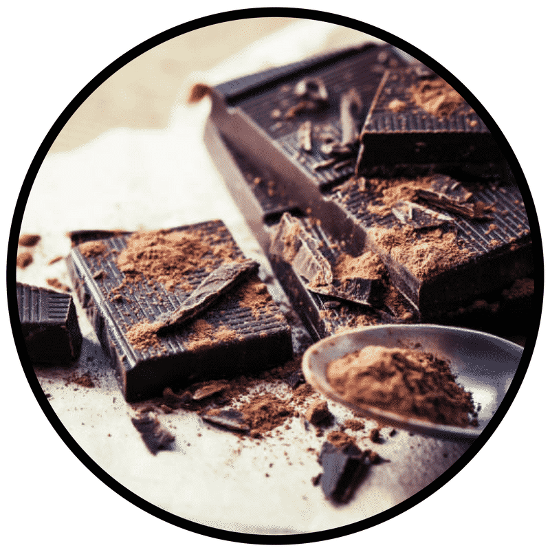 This blog outlines the health benefits of healthy monounsaturated fats, otherwise known as MUFAs, one of which being the delicious dark chocolate!