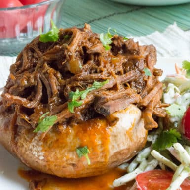 Keep delicious meal a snap with this yummy low-carb maple bbq pulled beef recipe thats low is sugar, but rich with flavor!