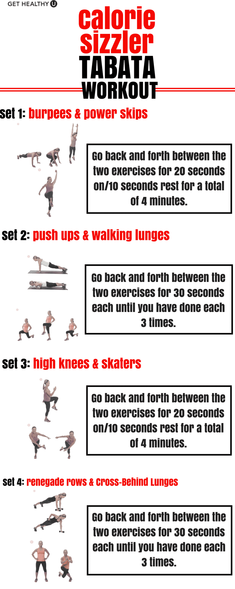 Hykler Recept Folkeskole Calorie Sizzler Tabata Workout With Weights