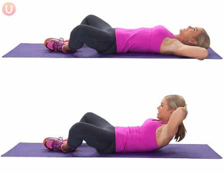 Try this crunch variation for added abdominal strength.
