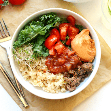 These taco bowls are healthy and delicious!!