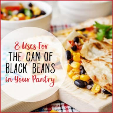 Got an extra can of black beans always lying around? Check out these 8 awesome uses for black beans and creative recipes.