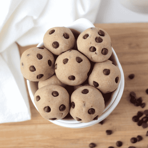 Check out this easy, 3-ingredient cookie dough bites recipe!