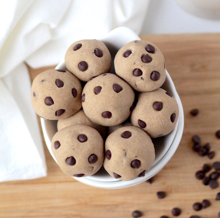 Check out this easy, 3-ingredient cookie dough bites recipe!