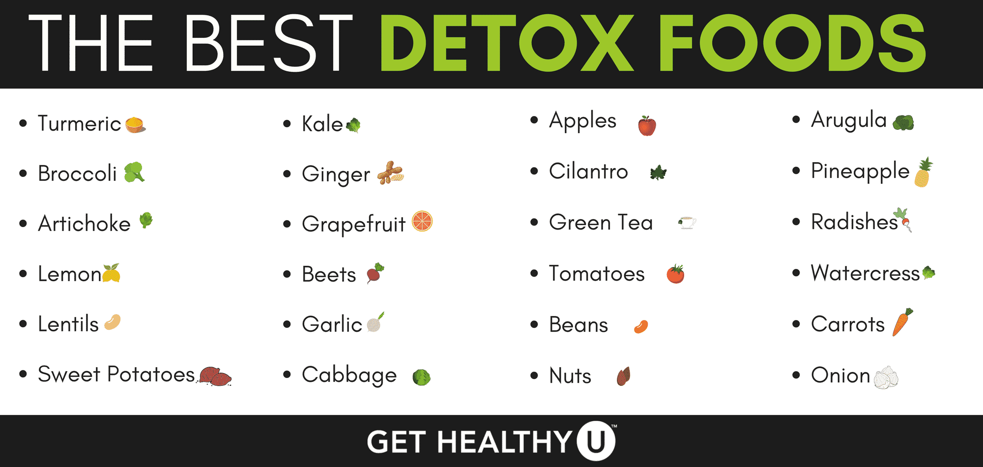 Don't fall for the pills and potions; check out the best foods to naturally detoxify your body and delicious recipes to incorporate them!