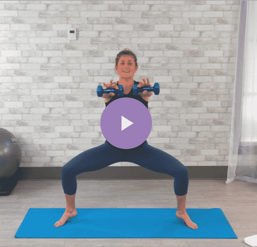 10-minute barre strength workout video