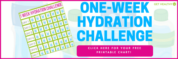 7-day water challenge chart