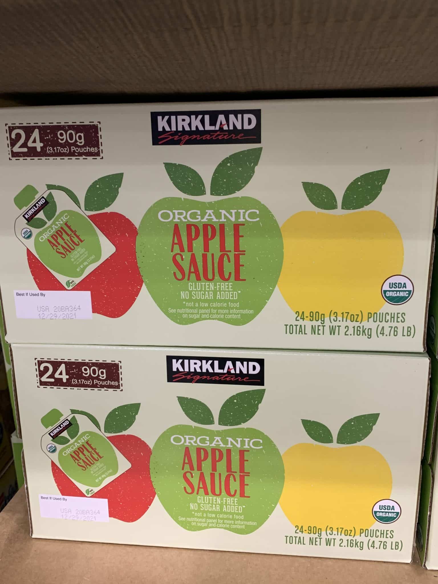 kirkland apple sauce costco