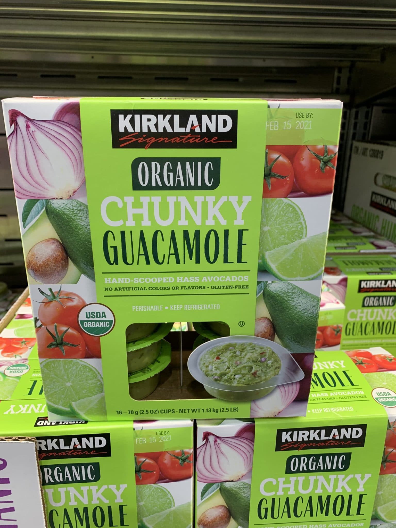 Kirkland chunky guacamole from Costco