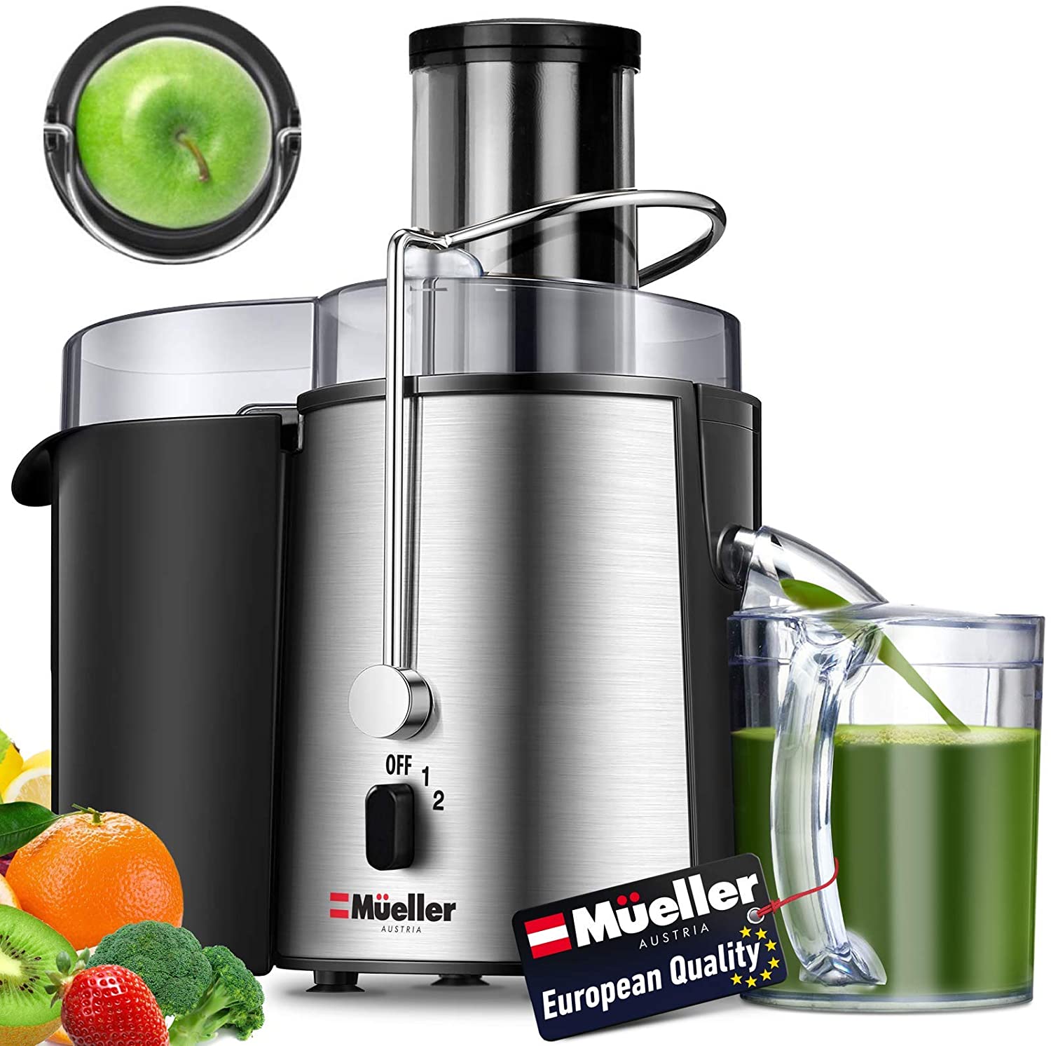 Picture of Mueller Centrifugal Juicer on White Background