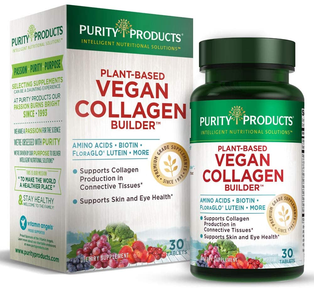 Image of Vegan Collagen Supplement with Vitamin C from Purity Products Brand