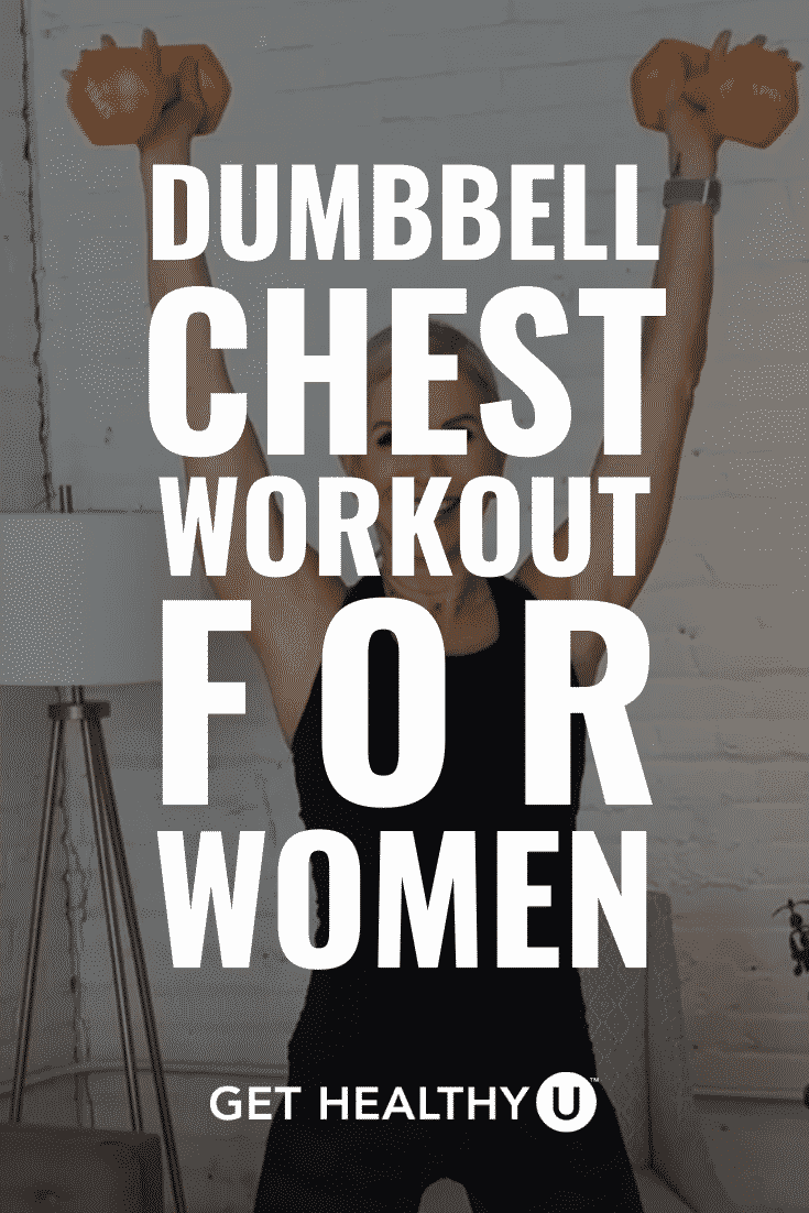 Pin image of dumbbell chest workout