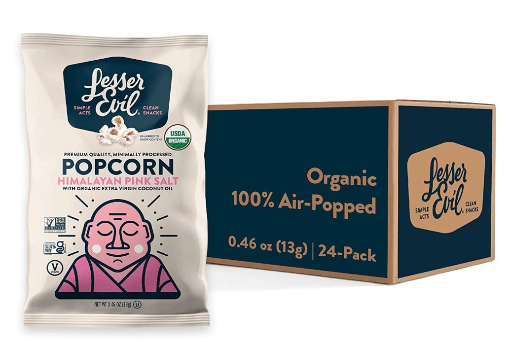 bad of organic popcorn