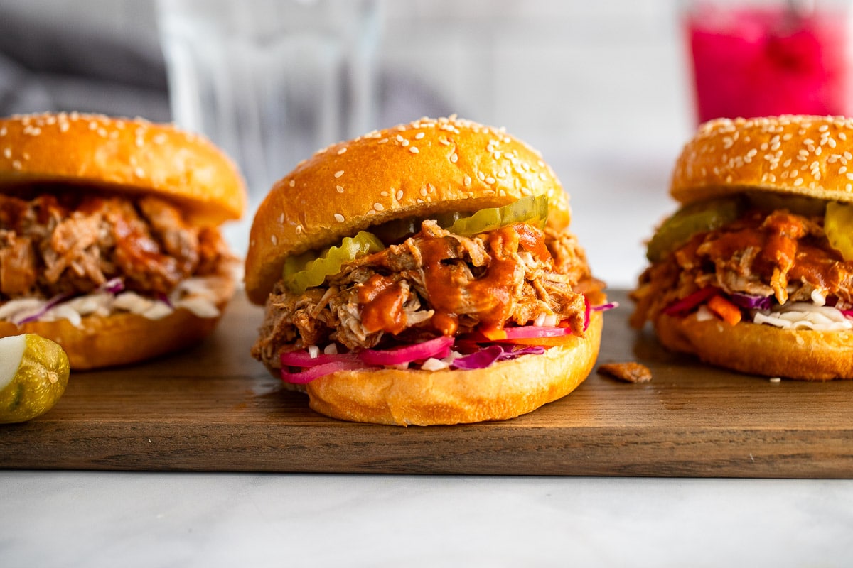 Healthy pulled shop pork crockpot