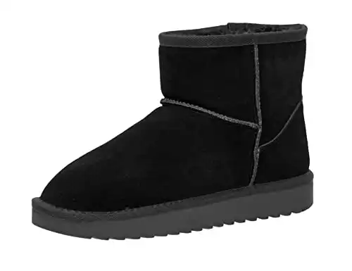 CUSHIONAIRE Women's Above the Ankle Boot + Memory Foam