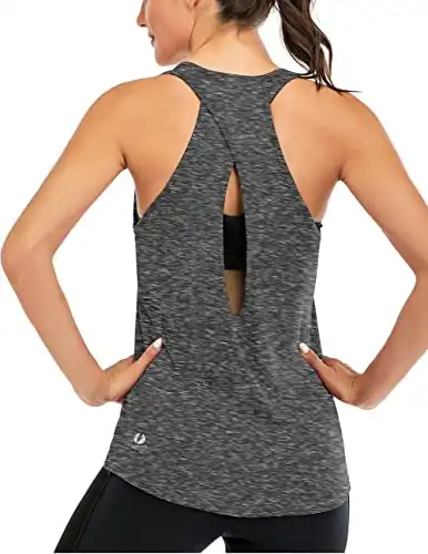 ICTIVE Womens Cross Backless Workout Tops for Women
