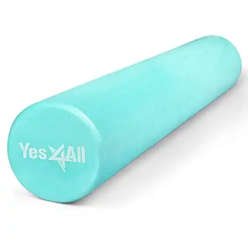 Yes4All Premium EVA Foam Roller - Medium Foam Roller