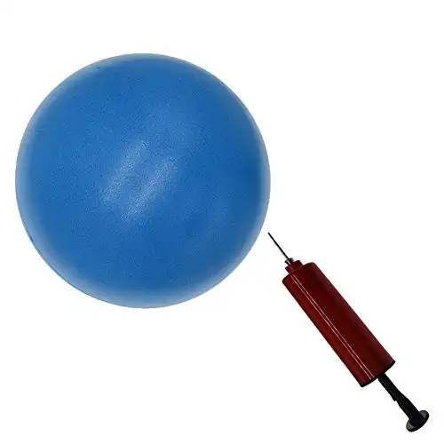 8 inch Exercise Ball,Mini Yoga Ball, Pilates Ball 8 in with Needle Pump