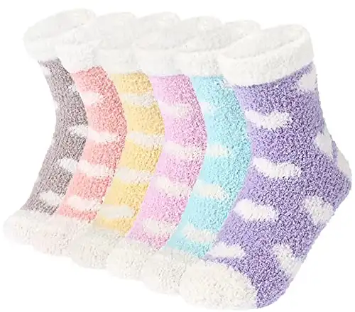 Plush Slipper Socks Women
