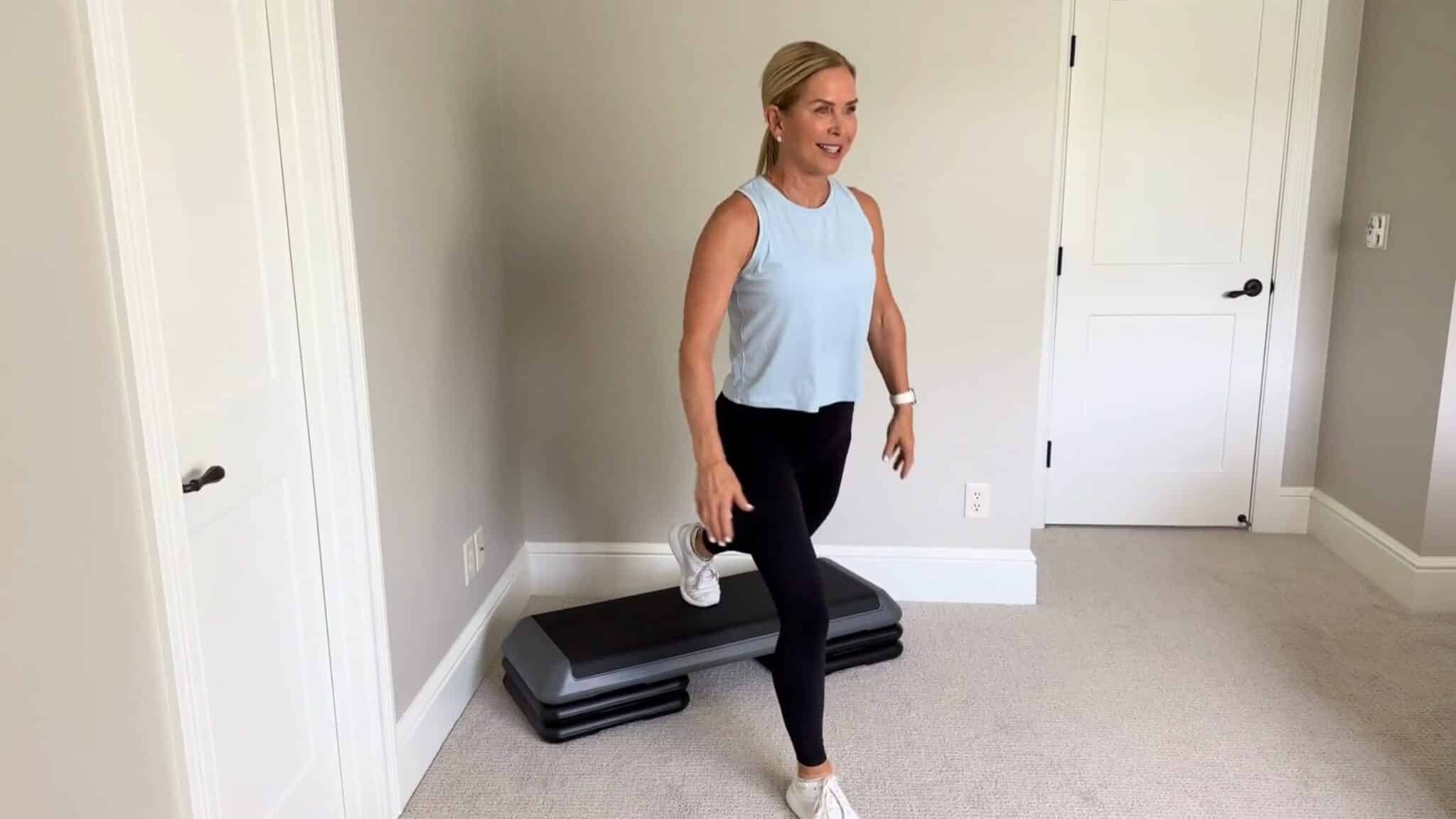 Step Aerobics Benefits & 3 Workouts to Do at Home