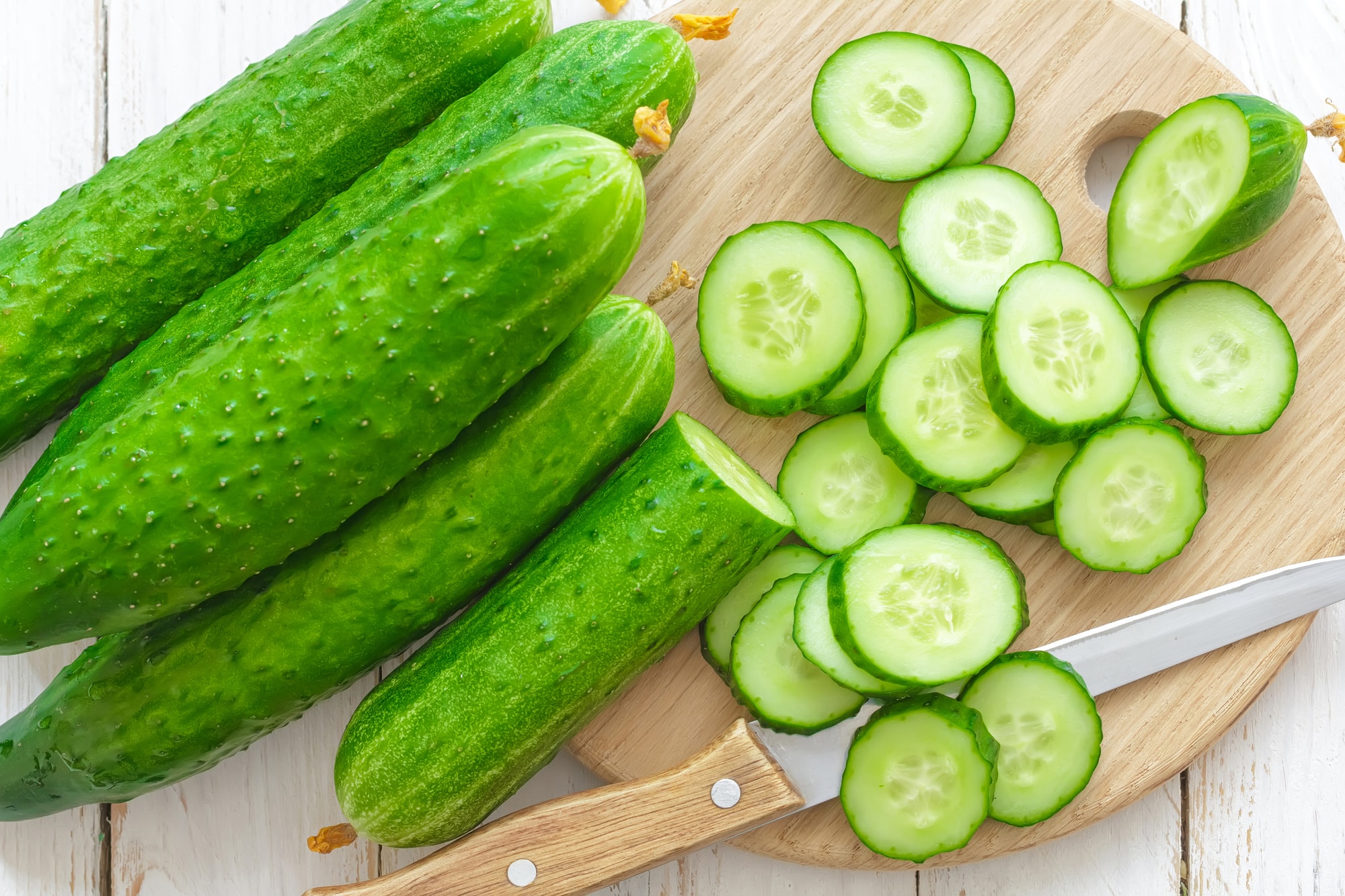 cut Cucumbers